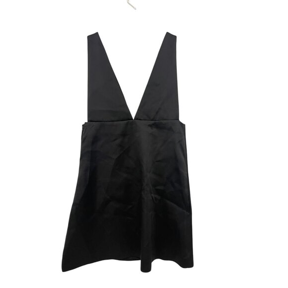 Zara Black Mini Dress with Bow Detail - Picture 4 of 12